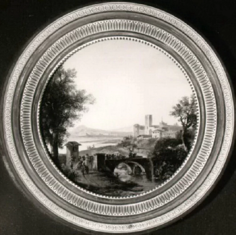 33-Paesaggio lacustre con castello e ponte-Musei Civici di Arte e Storia-Santa Giulia-Brescia  